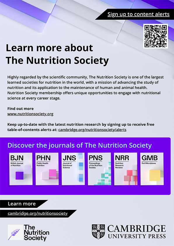 British Journal of Nutrition 関連レクチャーポスター2